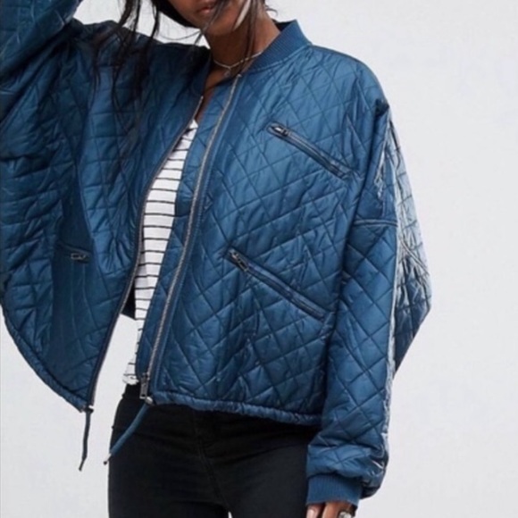 Free People Easy Quilted Bomber Jacket - Picture 2 of 5